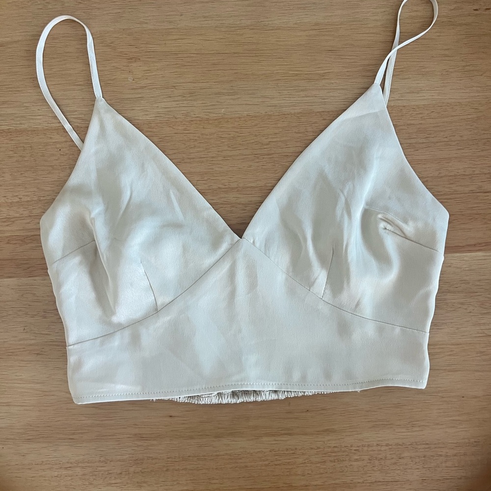 Abercrombie & Fitch Cream Bralette